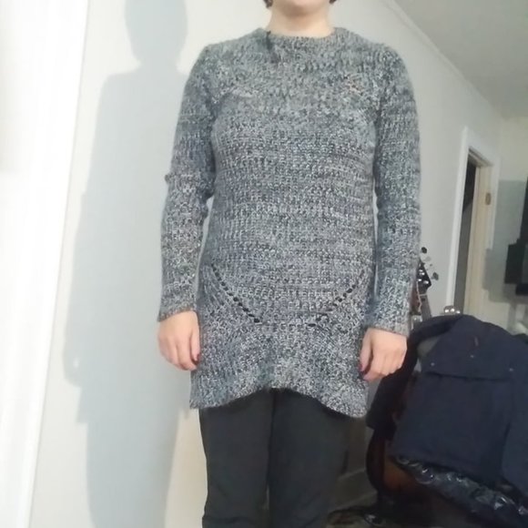 Long grey sweater - Picture 2 of 2